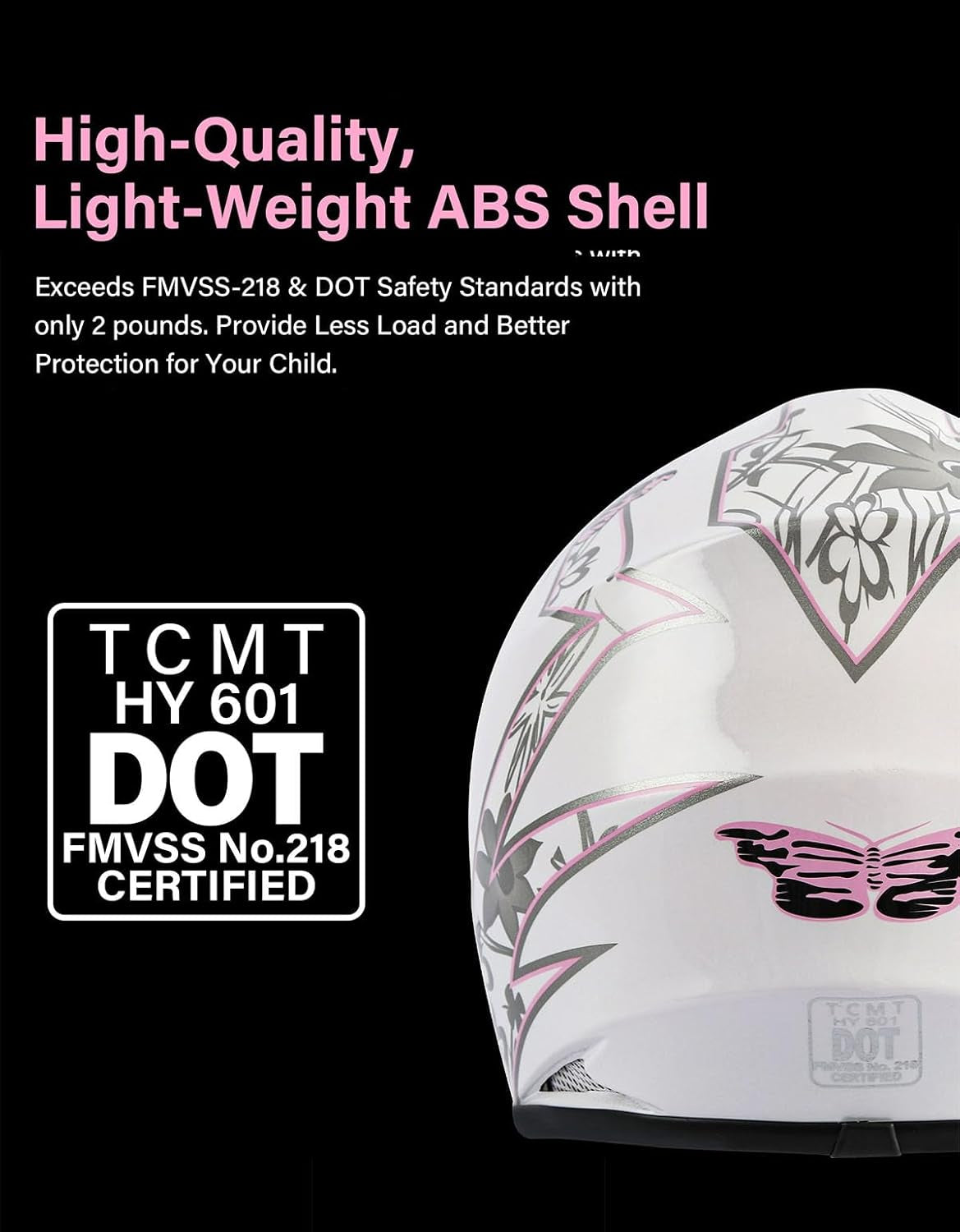 Girls Youth Kids Dirt Bike Helmet Full Face Motocross DOT Approved Helmets