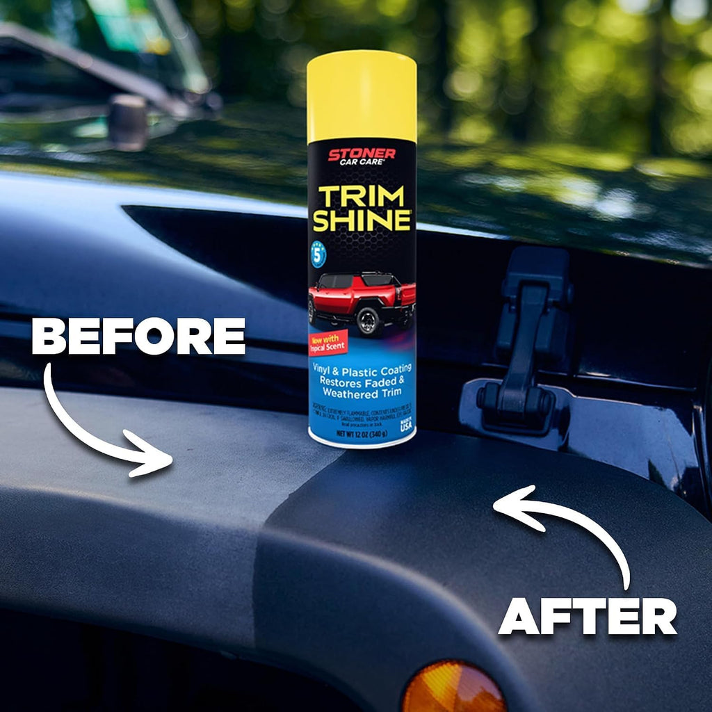 Trim Shine Black Trim Restorer, 12 Oz, 91034 (Pack of 12)