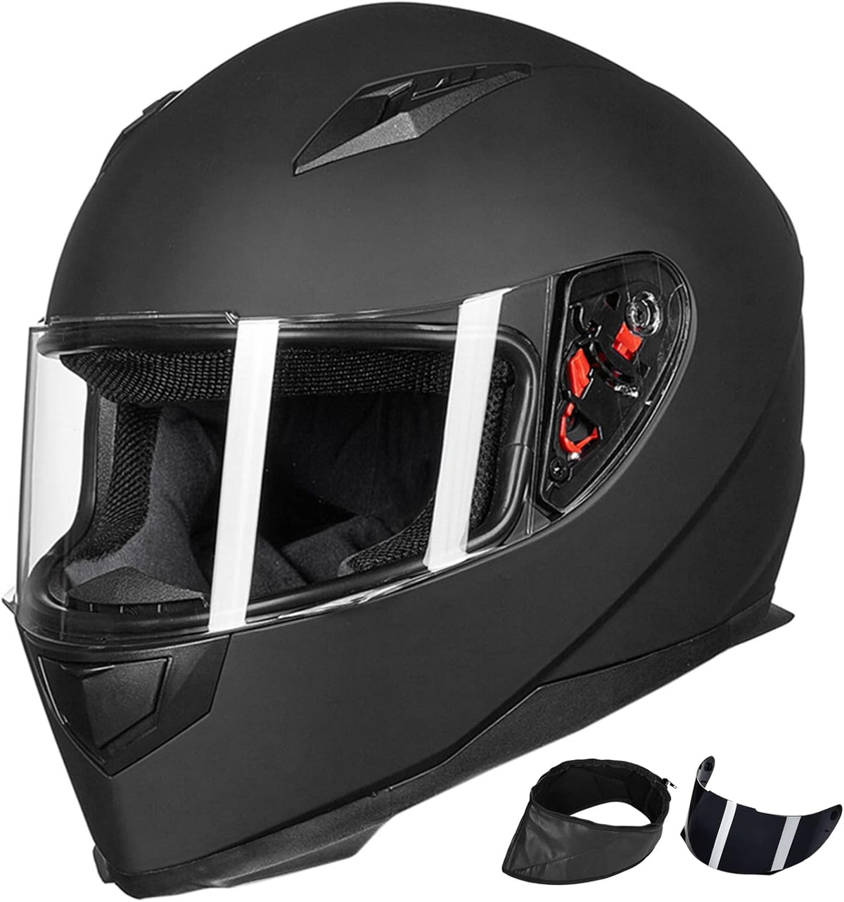 Full Face Motorcycle Helmets for Adult Men and Women DOT Model -313