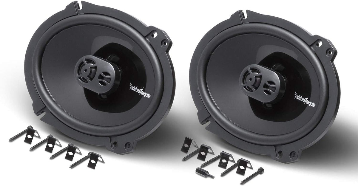 P1683 Punch 6X8 3-Way Coaxial Full Range Speakers (Pair)