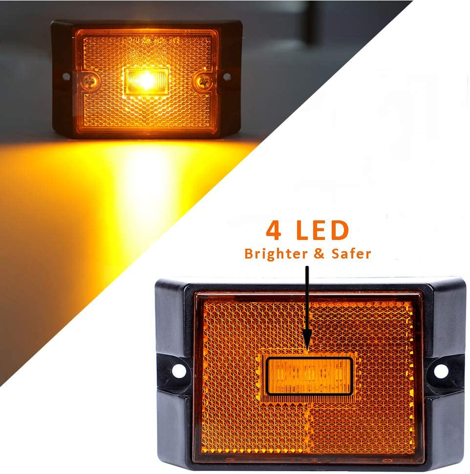 12V Submersible LED Trailer Light Kit, under 80 Inch Boat Utility